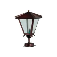 Fotlykta Gustav koppar/fönsterglas