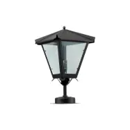 Fotlykta Gustav svart/fönsterglas