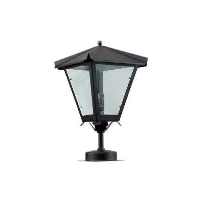 Fotlykta Gustav svart/fönsterglas