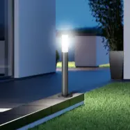 GL 65 LED-väglampa, 3 000 K, antracit, IP44 – STEINEL - Modern - Metall - Med en ljuskälla