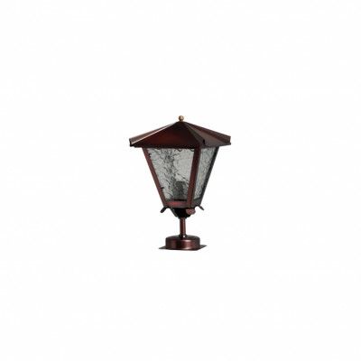 Gustav fotlykta, koppar/katedralglas