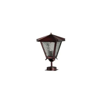 Gustav fotlykta, koppar/katedralglas