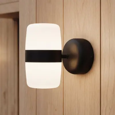 Hall LED-vägglampa, matt svart, 2 lampor – Northern - Badrum - Skandinavisk - Aluminium - Med flera ljuskällor