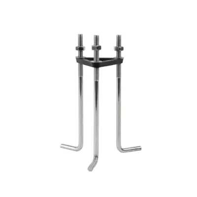 Halmstad pollare 26 cm, betongfot, svart – Norlys Halmstad 26 - Aluminium