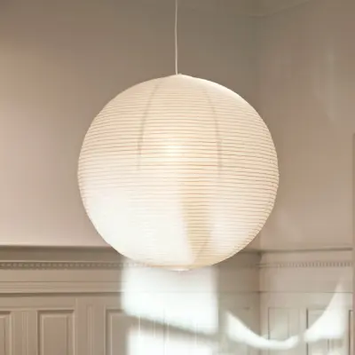 Lampskärm i papper, Ø 60 cm – HAY Lampenschirm - Vardagsrum - Skandinavisk - Papper / papp - Klot