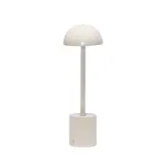 Taten LED-batteridriven bordslampa i sandfärg, höjd 30 cm – HÜBSCH - Terrass - Modern - Metall - Med lampskärm