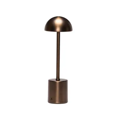 Hübsch - Taten LED-bordslampa i bronserad mässing, höjd 30 cm –