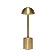 Taten LED-bordslampa i mässingsfärg, höjd 30 cm – HÜBSCH - Terrass - Modern - Metall - Med lampskärm
