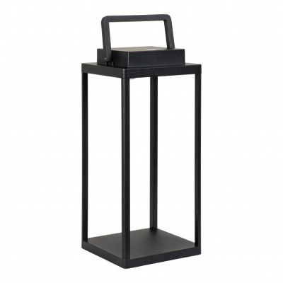 HOUSE NORDIC Lezant LED-lykta, uppladdningsbar - svart polypropen och svart stål