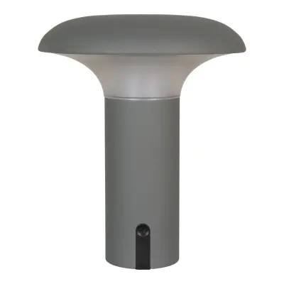 HOUSE NORDIC Ramsey LED-utomhusbordslampa, uppladdningsbar - grå polypropen
