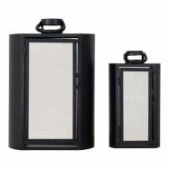 HOUSE NORDIC Tolosa-lykta, med handtag, rektangulär - glas och svart stål