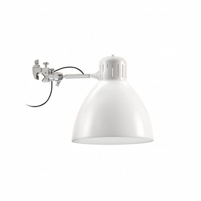 JJ BIG Grip Klämlampa Outdoor, mattvit