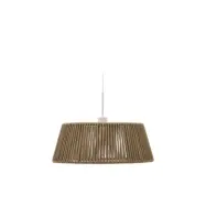 KAVE HOME Aldet taklampsskärm i grå repsnöreØ46cm