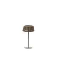 KAVE HOME Aldet utomhus solar bordslampa i grå repsladd