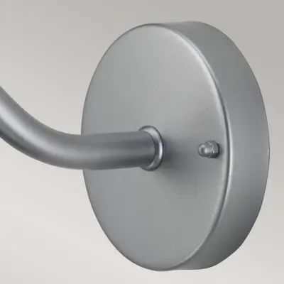 Klampenborg utomhusvägglampa, silver, stål, IP44 – Elstead - Terrass - Lantlig / rustik - Rostfritt stål - Lykta