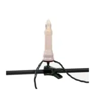 Konstsmide Julgransljusslinga utomhus, 16 amber -LED, IP44