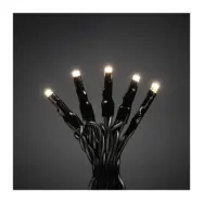 Konstsmide Ljusslinga 80 varmvit mikro LED svart kabel IP44