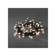 Konstsmide Ljusslinga 80 varmvita cherry LED svart kabel V24/IP44