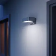 L 800 SC Smart Sensor-utomhusvägglampa, antracit – STEINEL - Metall - Med en ljuskälla