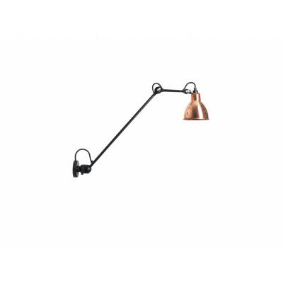 Lampe Gras - 304L60 Vägglampa Svart/Raw Koppar