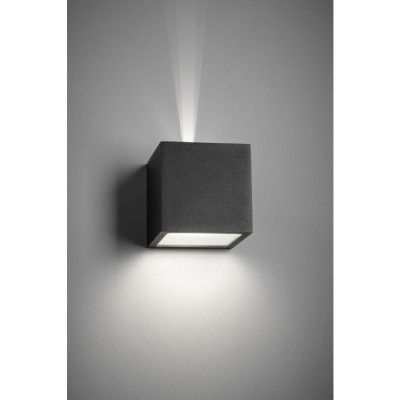 LIGHT-POINT - Cube LED Utomhus Vägglampa 3000K Up/Down Svart
