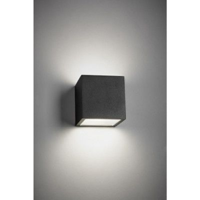 Light Point - Cube Utomhus Vägglampa Up/Down Svart
