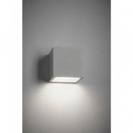 Light Point - Cube LED Utomhus Vägglampa XL 3000K Down Silver