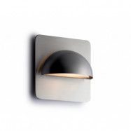 LIGHT-POINT - Rørhat LED Utomhus Vägglampa w/Backplate Rostfrit Stål