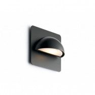 LIGHT-POINT - Rørhat LED Utomhus Vägglampa w/Backplate Svart