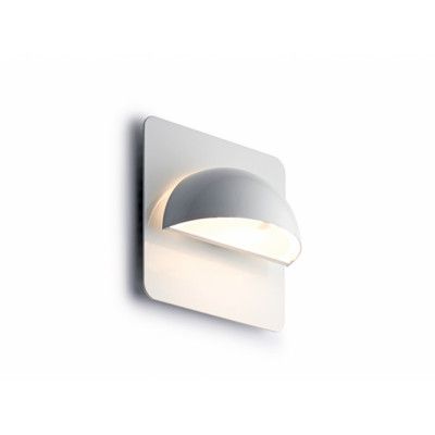 LIGHT-POINT - Rørhat Utomhus Vägglampa w/Backplate Vit