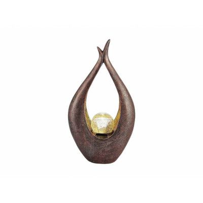 Lindby - Adem LED Solcelle Lampa H50 Brown/Clear