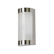 Lindby - Alvin Utomhus Vägglampa Steel/Opal