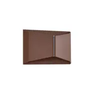 Lindby - Anlira LED-utomhusvägglampa, uppåt och nedåt, brun, IP65