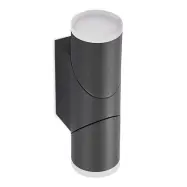 Lindby - Aspyn 2 Utomhus Vägglampa Dark Grey