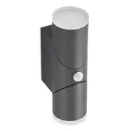 Lindby - Aspyn 2 Utomhus Vägglampa w/Sensor Dark Grey