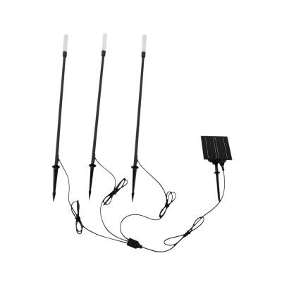 Lindby - Balian Solcellslampa w/Jordspett 3 pcs. Svart