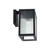 Lindby - Bolgar utomhusvägglampa 15 cm svart metall glas