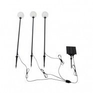Lindby - Brindley Solcellslampa w/Jordspett 3 pcs. Svart