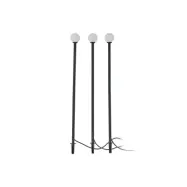 Lindby - Brindley solcellslampa med jordspett, 3 st. Svart –