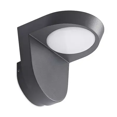 Lindby - Carmelo Utomhus Vägglampa Dark Grey