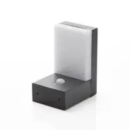 Lindby - Chioma LED Solcelle Utomhus Vägglampa w/Sensor Dark Grey