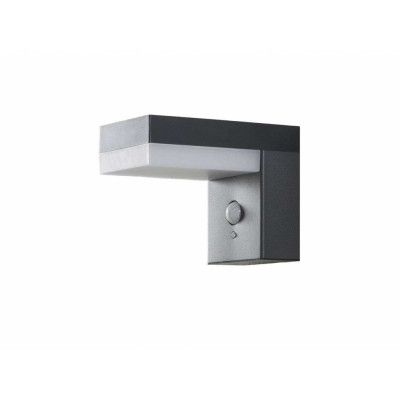 Lindby - Chioma LED Solcelle Utomhus Vägglampa w/Sensor Dark Grey