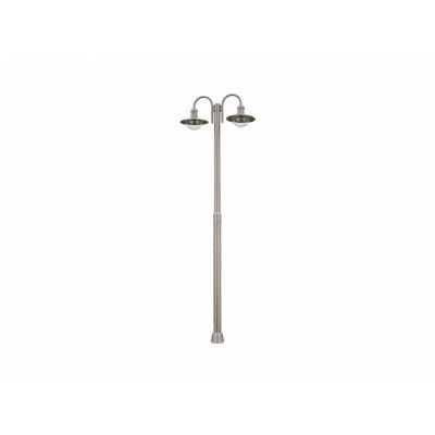 Lindby - Damion 2 Utomhus Parkstolpa Stainless Steel