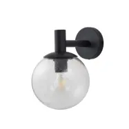 Lindby - Dangan utomhusvägglampa Ø 20 cm klart glas