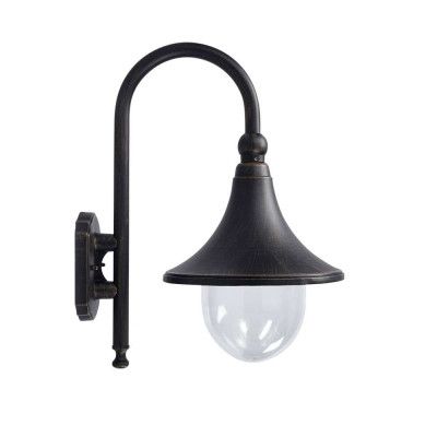 Lindby - Daphne utomhusvägglampa Antique Black