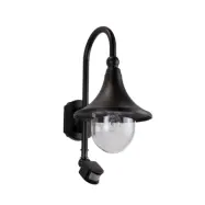 Lindby - Daphne Utomhus Vägglampa w/Sensor Black