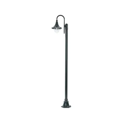 Lindby - Daphne utomhuslampa, grön, 220 cm, E27, metall –