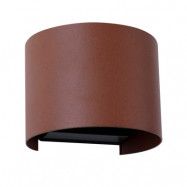 Lindby - Dara Round LED Smart Utomhus Vägglampa Rost