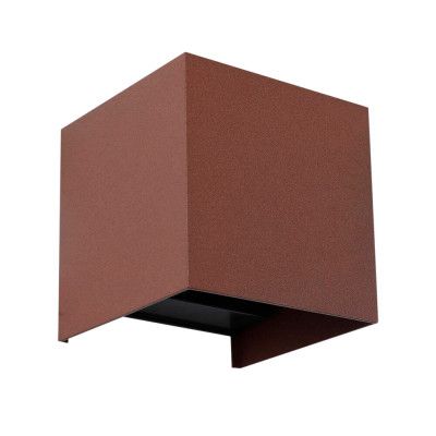 Lindby - Dara Square LED Smart Utomhus Vägglampa Rost