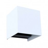 Lindby - Dara Square LED Smart Utomhus Vägglampa Vit